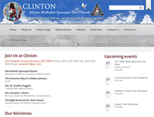 Tablet Screenshot of clintonamez.org